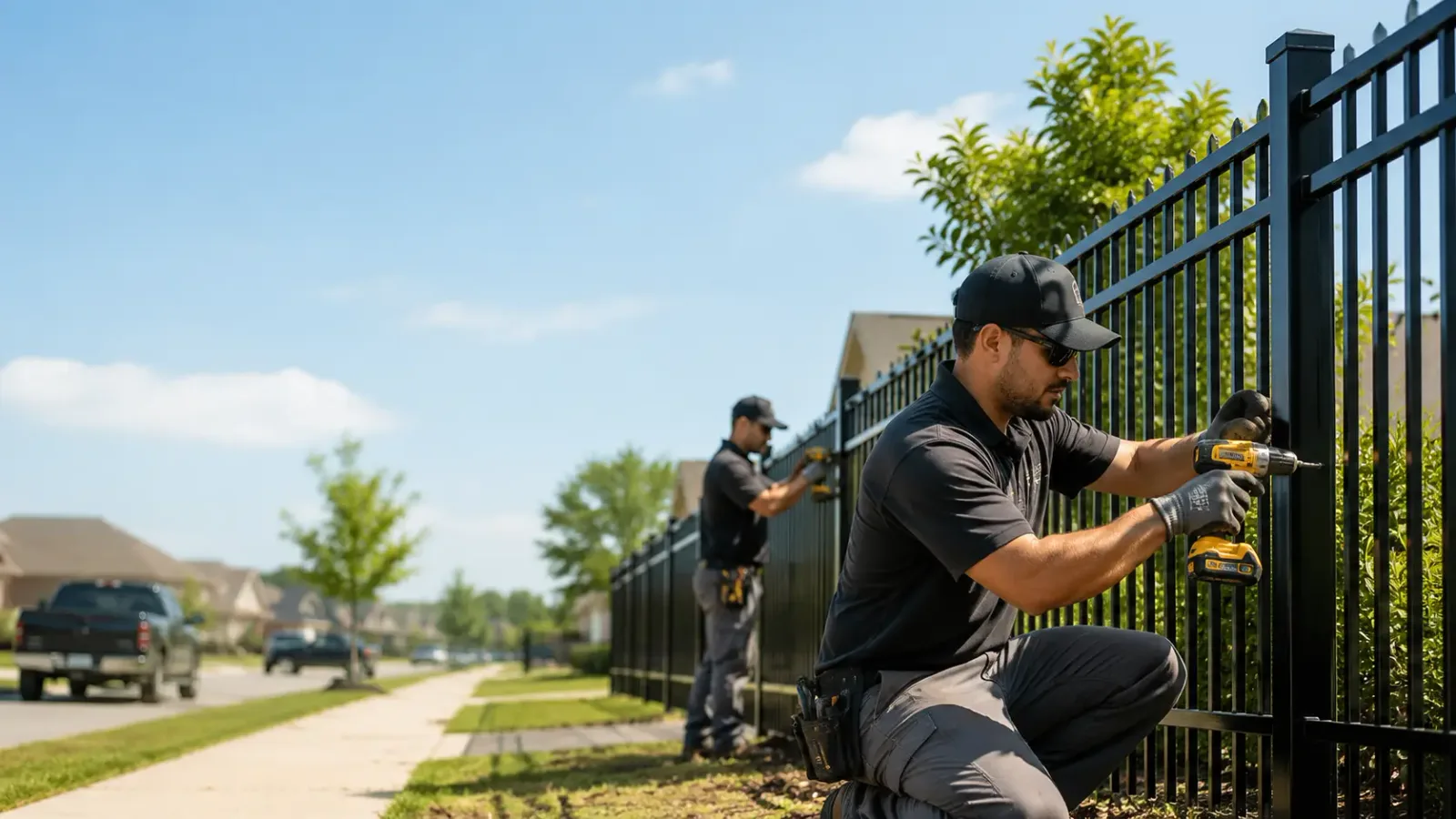 Metal Fence Installation in Grant, OK